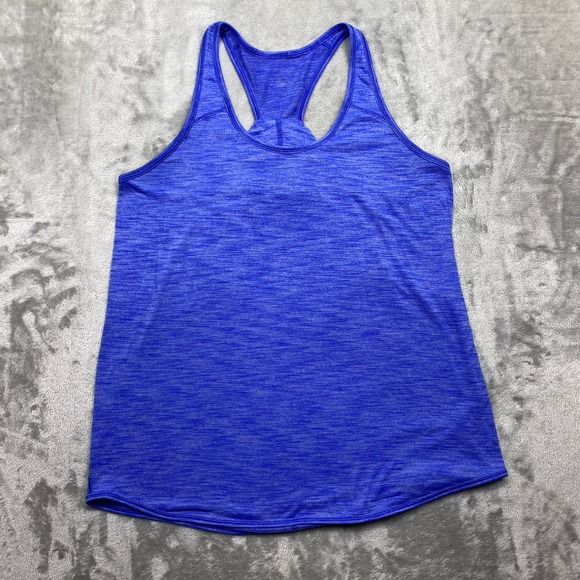 lululemon athletica Tops - Lululemon Athletica Blue‎ Twist Back Racerback Tank Top Athletic Workout Size XS